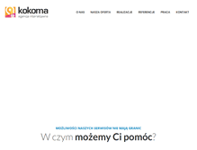 Tablet Screenshot of kokoma.pl